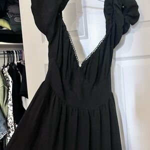 Princess Polly Black Backless Dress